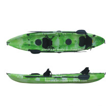 Three Person Sit-on-Top Rotomolding Plastic Fishing Kayak